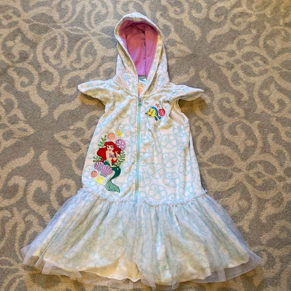 Disney The Little Mermaid Swim coverup says size 9/10